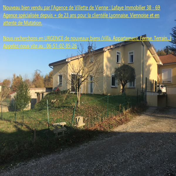 Offres de vente Villa Pont-Évêque 38780